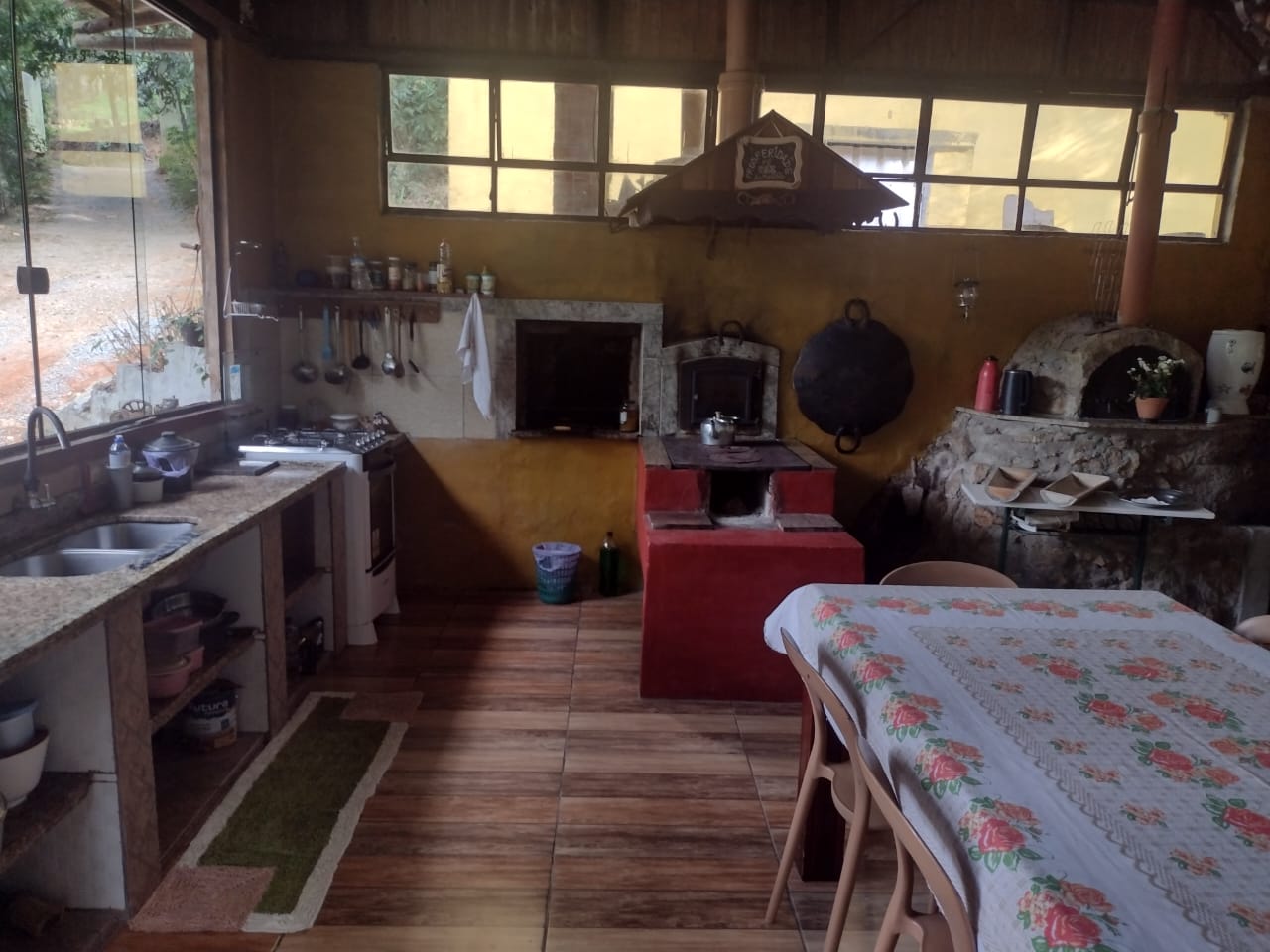 Acomodação - cozinha rústica